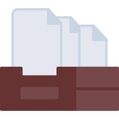 Beyaz arka plan üzerinde klasör işareti izole klasör simge vektör,