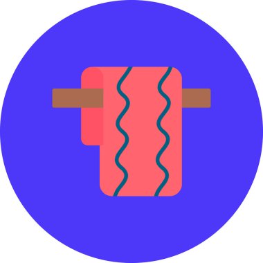 yiyecek web renk vektörü illüstrasyonu