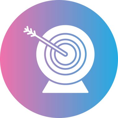 hedef simge vektör illüstrasyonu