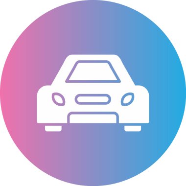 - Araba. Web simgesi basit illüstrasyon