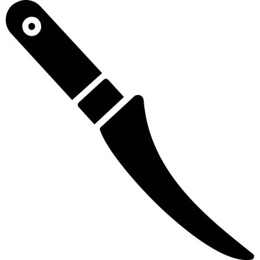 Bıçak. Web simgesi basit illüstrasyon