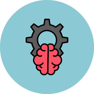 beyin vitesi vektör simgesi