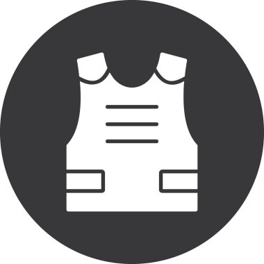 giysi moda simgesi ana hatları biçiminde