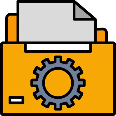 Yazıcı. Web simgesi basit illüstrasyon