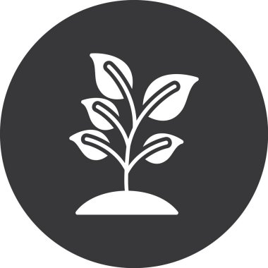 çiçek vektör simgesi modern illüstrasyon