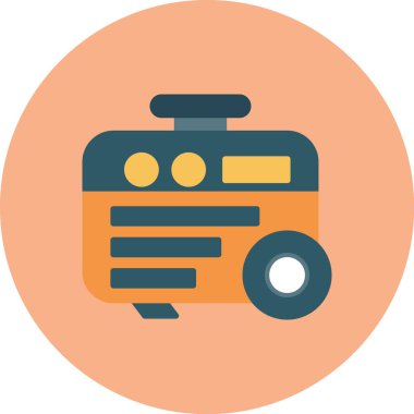 Düz vektör simgesi taşı