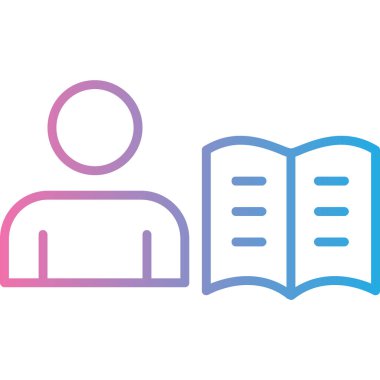 Eğitim simgesinin vektör illüstrasyonu