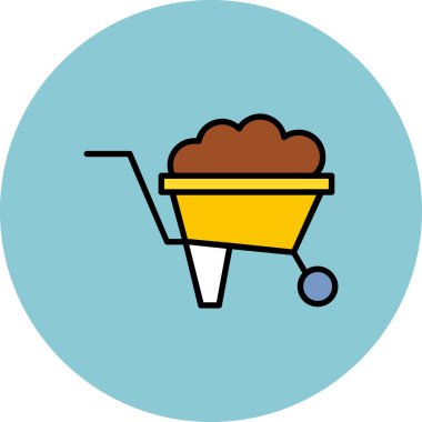 Kova. Web simgesi basit illüstrasyon