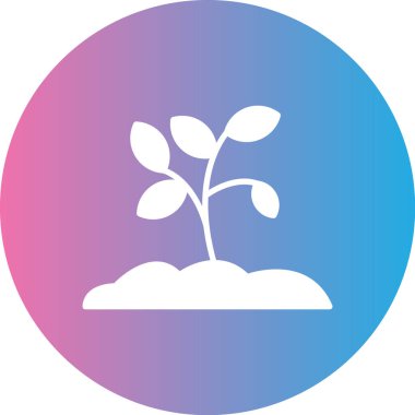 Ağaç simgesinin vektör illüstrasyonu