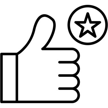 Başparmak yukarıya gibi simgesi