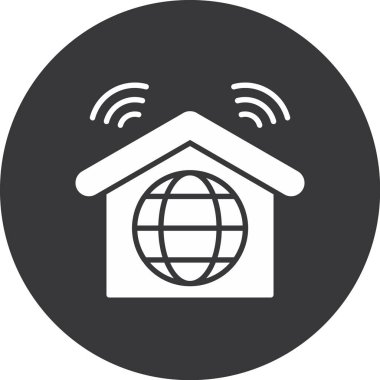 Kablosuz ağ simgesi. internet kavramı.