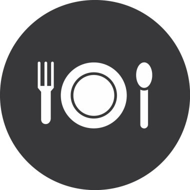 Gıda simgesinin vektör illüstrasyonu