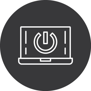 bilgisayar izleyici vektör simgesi