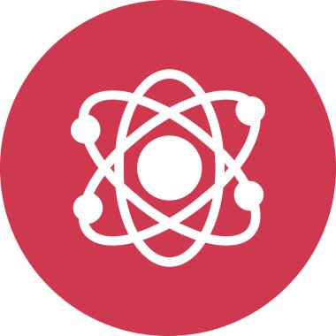 Atom simgesinin vektör illüstrasyonu