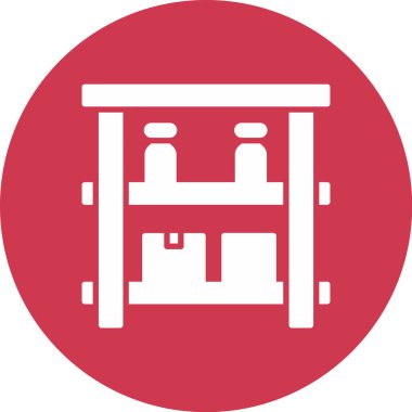 Modern bir simgenin vektör illüstrasyonu