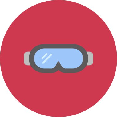 Gözlükler. Web simgesi basit illüstrasyon