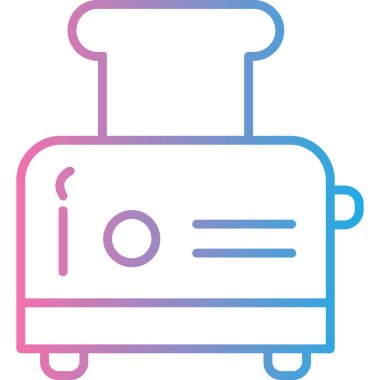 yemek pişirme aşçısı simgesi ana hatlarıyla