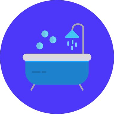 Küvet. Web simgesi basit illüstrasyon