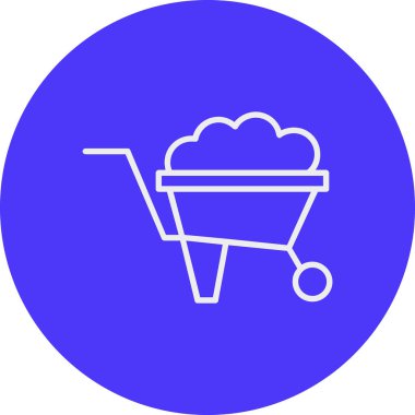 Sepet alışveriş çizgisi simgesi