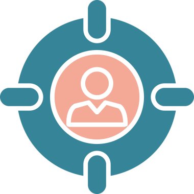 Bir kişinin vektör illüstrasyonu