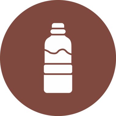 Bir şişe suyun vektör çizimi