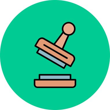 Çekiç. Web simgesi basit illüstrasyon