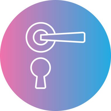 Anahtar. Web simgesi basit illüstrasyon