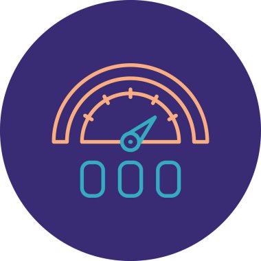 Modern simgenin vektör illüstrasyonu