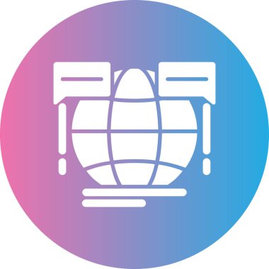 Modern simgenin vektör illüstrasyonu