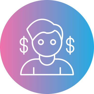 dolar simgesivektör illüstrasyon