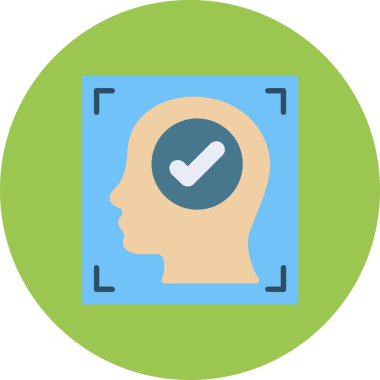 iş düz vektör simgesi