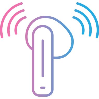 Kablosuz. Web simgesi basit illüstrasyon