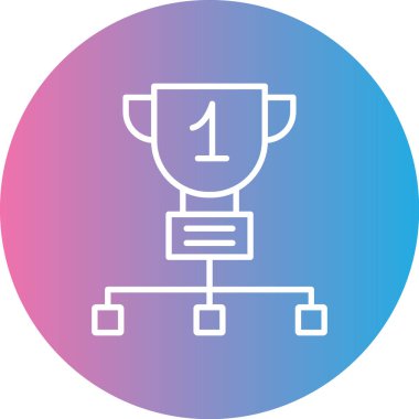 kupa simgesi vektör illüstrasyonu