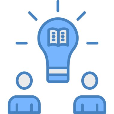 Eğitim simgesinin vektör illüstrasyonu