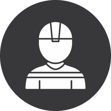 vektör inşaat mühendisi simgesi