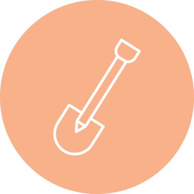 Küreğin vektör illüstrasyonu