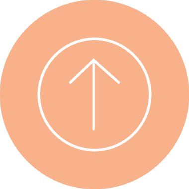 Yön ok simgesi, vektör illüstrasyonu