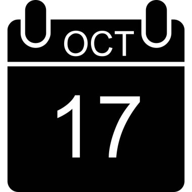 Takvim simgesinin vektör illüstrasyonu