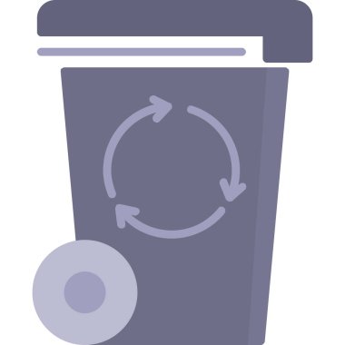 Çöp. Web simgesi basit tasarım