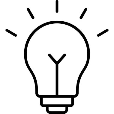 özet biçiminde ampul fikri ışık simgesi