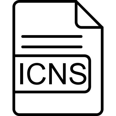 dosya biçimi simgesi, vektör illüstrasyonu