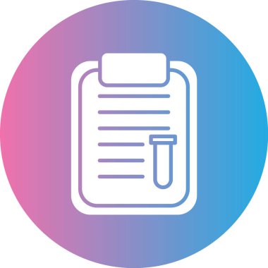 test tübü ikon vektör çizimi