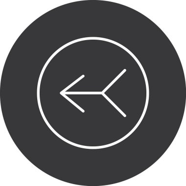 ok simgesi vektör illüstrasyonu