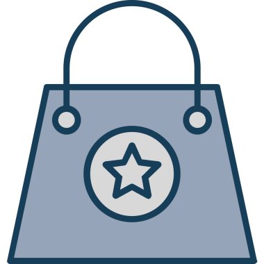 Alışveriş. Web simgesi basit illüstrasyon