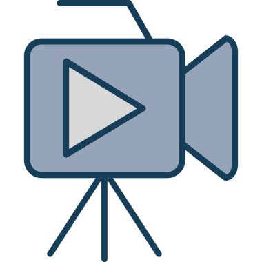 kamera sineması simgesi - ana hatlarıyla