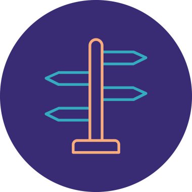 Modern simgenin vektör illüstrasyonu