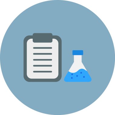 Laboratuvar matara vektör simgesi