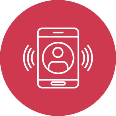 vektör telefon simgesi çizimi