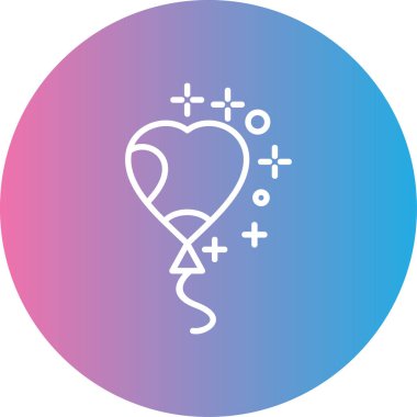 Aşk simgesinin vektör illüstrasyonu