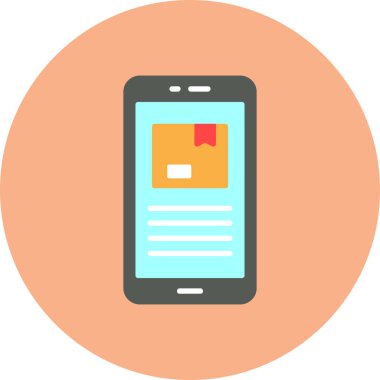 çevrimiçi alışveriş vektörü simgesi